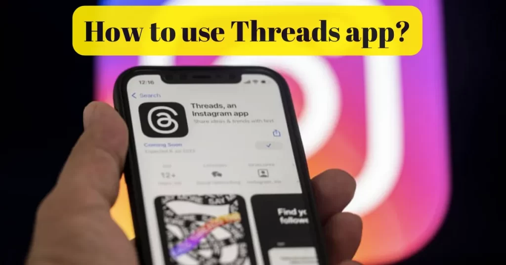 How to use threads app