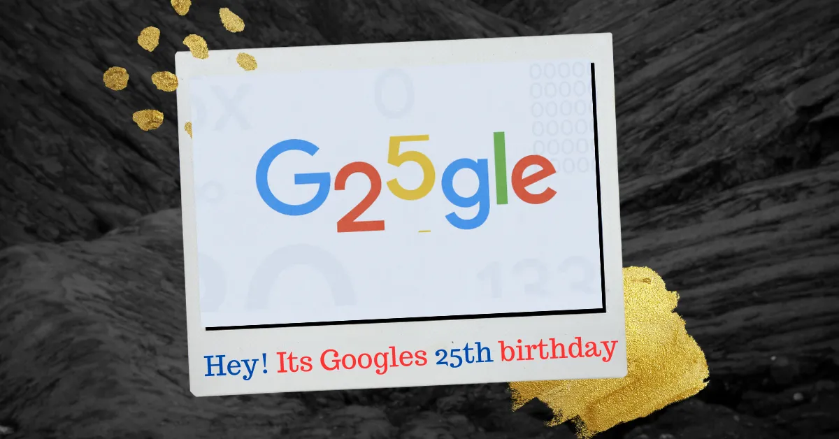It's Googles 25th birthday